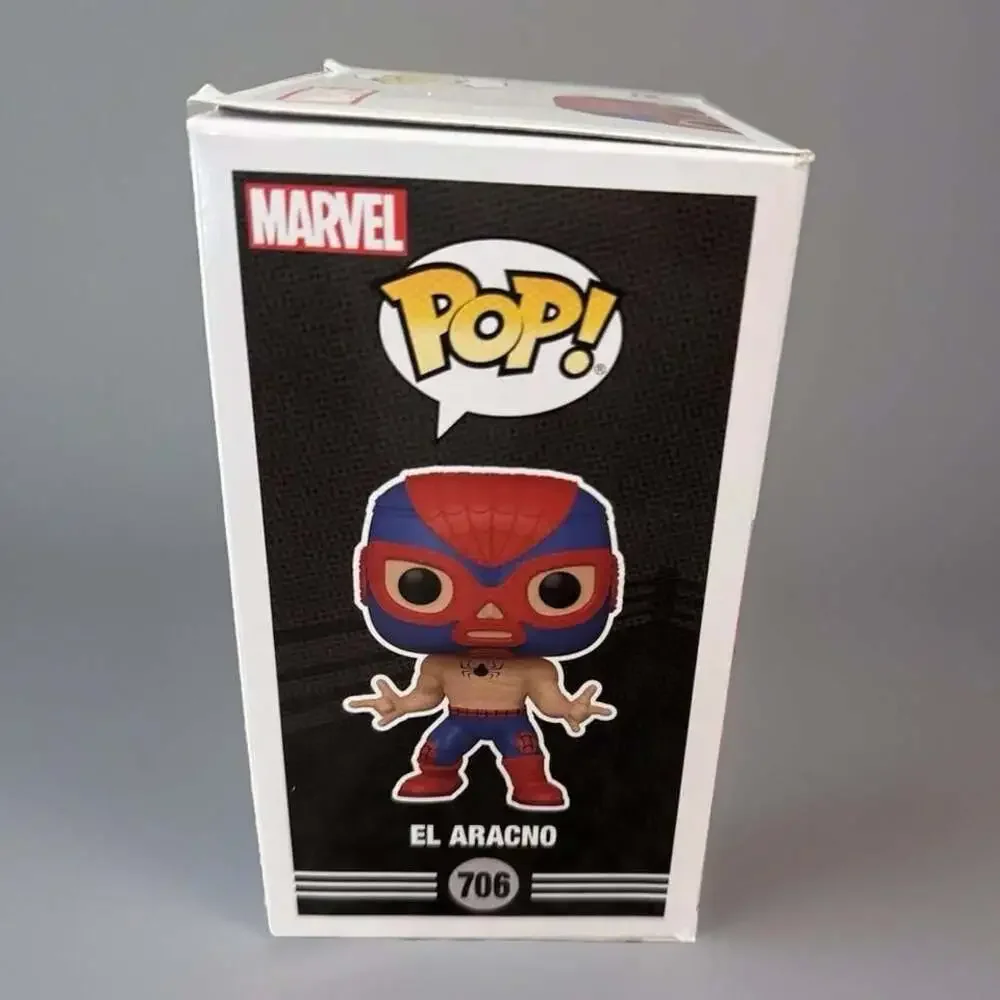 Funko Pop! Vinyl: Marvel - El Aracno #706 Spiderman Lucha Libre Edition